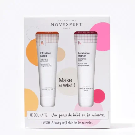 NOVEXPERT COFFRET&rsquo;PEAU DE BEBE&rsquo;MSQ REPULPANT+EXFOLIANT