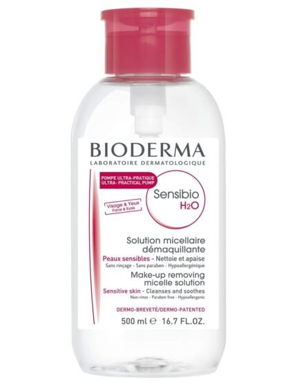 BIODERMA SENSIBIO H2O POMPE INVERSEE 500ML
