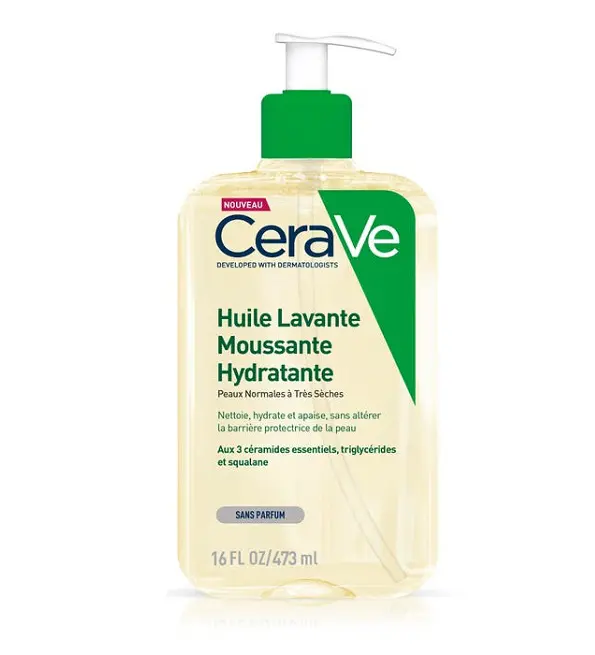 cerave_huile_lavante_473ml.webp CERAVE HUILE LAVANTE NETTOYANTE HYDRATANTE 473ML