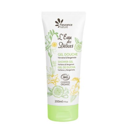 FLEURANCE NATURE GEL DOUCHE PARFUME A L&rsquo;EAU DES DELICES VERVEINES &BERGAMOTE 200ML