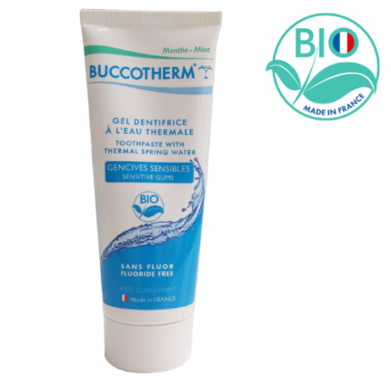 Buccotherm Gel Dentifrice Gencives Sensibles Sans Fluor 75ml