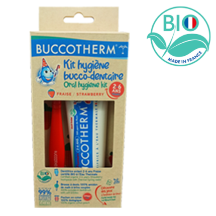 Buccotherm Kit Hygiène Bucco-Dentaire Enfant 2-6 ans Fraise