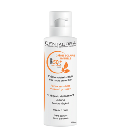 Centaurea Creme Solaire invisible spf50+ 125ml