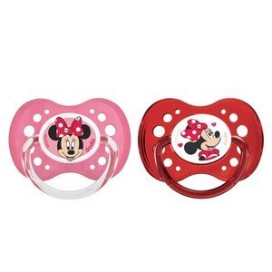 Dodie Sucette +18 mois « DUO MINNIE » silicone avec anneau N°A66