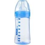Dodie biberon Evolution 240ml Bleu tétine débit 2
