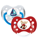 Dodie sucette anatomique silicone +6 duo bateau pirate 14