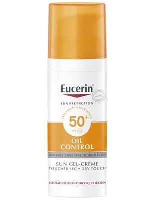 Eucerin Sun Oil Control Gel-Crème Toucher Sec Visage SPF50 50 ml