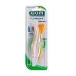 GUM Porte Fil Dentaire Flosbrush Automatique 847 – Manche Avec Fil Intégré (250 Utilisations)
