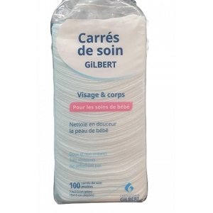 Gilbert Carrés de soin visage et corps 100