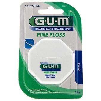 Gum Fil Dentaire 1555 Fine Floss Ciré – Espaces Etroits 55m