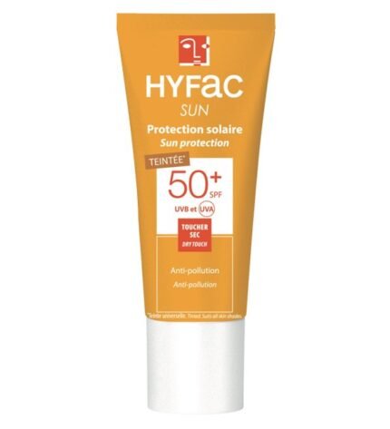Hyfac creme solaire Teinte spf50+ 40ml