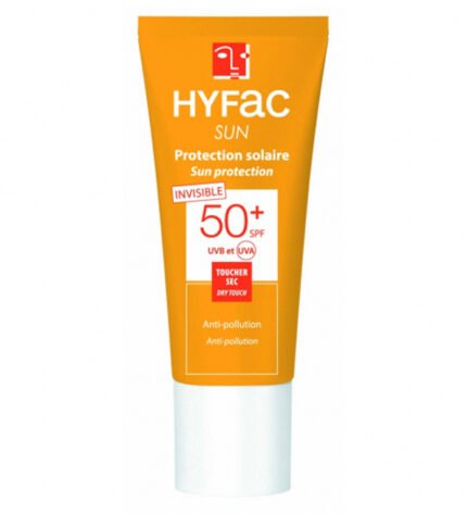 Hyfac creme solaire invisible spf50+ 40ml