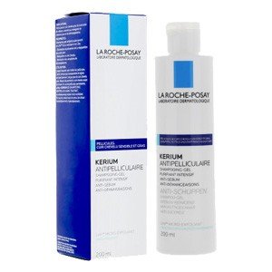 La Roche-Posay Kerium Antipelliculaire Shampooing Gel Cheveux Gras 200ml