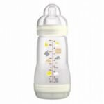 MAM Easy Start anti-colique fonction autostérilisante couleur taupe 2+M Débit Moyen 260ml