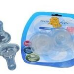 Mon Bébé lot de 2 tetines en silicone souples sans BPA, 6m+ 3 Trou