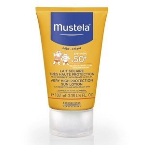 Mustela Bébé/Enfant Lait Solaire Très Haute Protection spf 50+ 100 ml