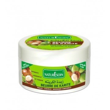 NaturEsoin Beurre de karité 100% naturel en pot de 150g