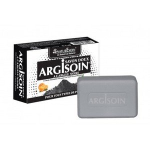 Nature soin Argisoin Savon Doux à L&rsquo;Argile noire 125G