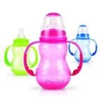 Nûby Biberon Polycarbonate 210 ml col standard à ances avec tétine débit variable +4 mois Réf : ID1092