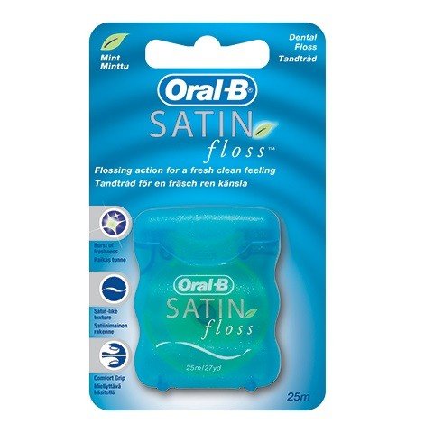 parapharmacie-marrakech-en-ligne-Oral-B-Satin-Floss-Fil-Dentaire-Menthe-25-M.jpg Oral B Satin Floss Fil Dentaire – Menthe (25 M)