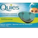 QUIES boules de Protection auditives spécial natation en silicone (3 paires)