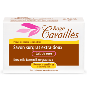 Roge cavailles Savon surgras extra doux lait de rose 150 g