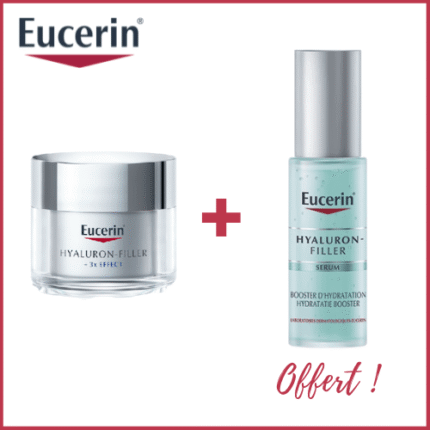 Soin anti-rides EUCERIN HYALURON-FILLER + 3x EFFECT +  serum booster d&rsquo;hydratation Offert