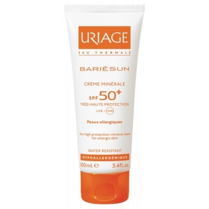 Uriage Bariésun Crème Solaire Minérale Hypoallergénique spf 50+